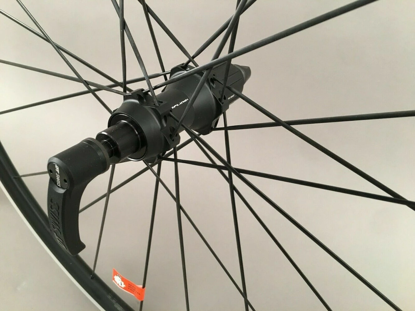 Dt-swiss DT Swiss P 1800 All Black ROAD BIKE Rim Brake WHEELSET Shimano SRAM FREEHUB - Image 2