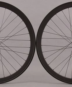 H Plus Son H Plus + Son SL42 Black Singlespeed Track Fixed Gear Bike Wheelset Wheels Fx/fx