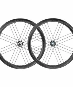 Campagnolo® Campagnolo, Bora WTO 45 DB Dark, Wheel, Pair, 700C / 622, Holes: F: 24, R: 24, 12mm TA, F: 100, R: 142, Disc Center Lock, Campagnolo