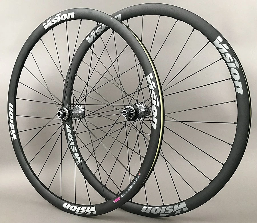 Vision Trimax Gravel CX Bike Wheelset Shimano Ultegra Hubs 12mm Thru Disc Brake - Image 2