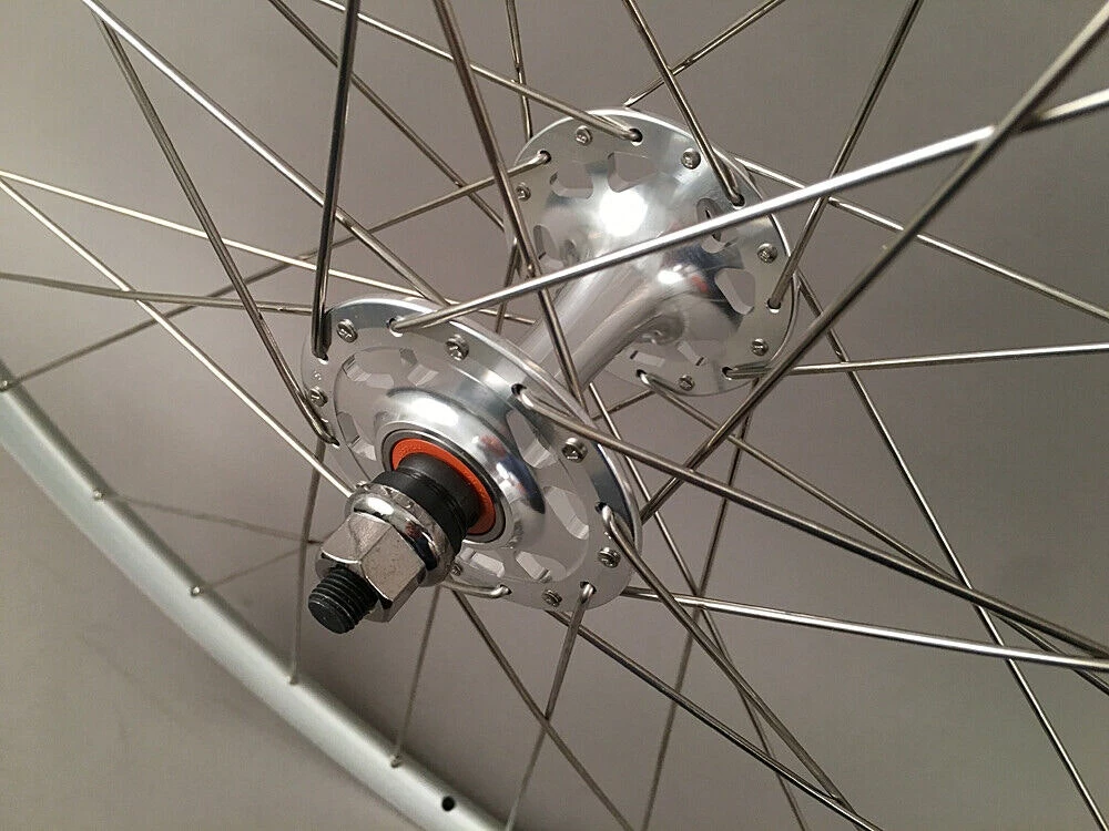 Alexrims Alex Rims DA22 Silver Fixed Gear Track Bike Wheels 32h SingleSpeed Formula Hubs - Image 5