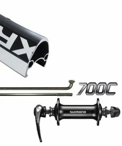 Other Wheel Shop, Alex AT470 Black/ Shimano HB-RS400, Wheel, Front, 700C / 622, Holes: 32, QR, 100mm, Rim