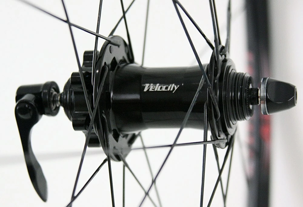 Velocity A23 Gravel CX Road Bike Disc Brake Wheelset QR Or Thru Axle Hubs - Image 7