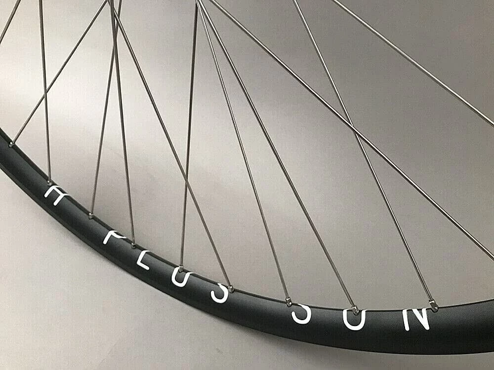 H Plus Son Archetype Black Rims Shimano 105 Hubs Road Bike Wheelset 36 Spoke - Image 2