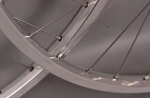 Sun Rims New Sun CR18 27" Silver Road Bike Wheelset Freewheel 126mm 5 6 7 Speed Freewheel - Image 2