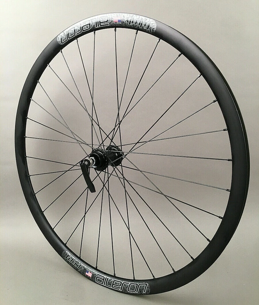 Velocity Aileron 700c Gravel CX Bike Wheels Tubeless Quick Release & Thru Axle - Image 2
