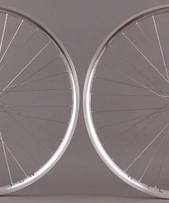 Custom Built Custom Hand Built H Plus Son Archetype Silver Rims Chris King R45 Hubs Road Bike Wheelset Sapim CX