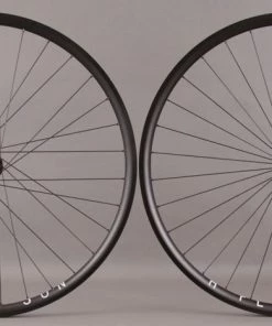 H Plus Son H + Plus Son Archetype Black Rims Track Fixed Gear Bike Wheelset DT Radial Front