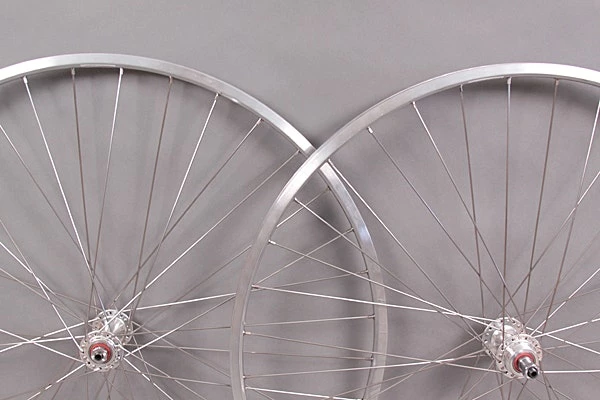 Sun Rims Sun M13 27 Inch Silver Rims 5,6,7 Speed Freewheel Hubs Wheelset 2 Sun Rims Sun M13 27 Inch Silver Rims 5,6,7 Speed Freewheel Hubs Wheelset - Image 2