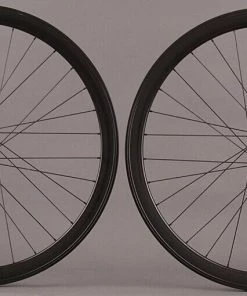 Origin-8 Fixed Gear Track Bike Wheelset 42mm Deep Aero Rims Formula Fx/Fx Hub All Black