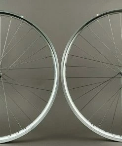 H Plus Son Archetype Silver Miche Hubs Road Bike Wheelset Campagnolo 9-12 Speed