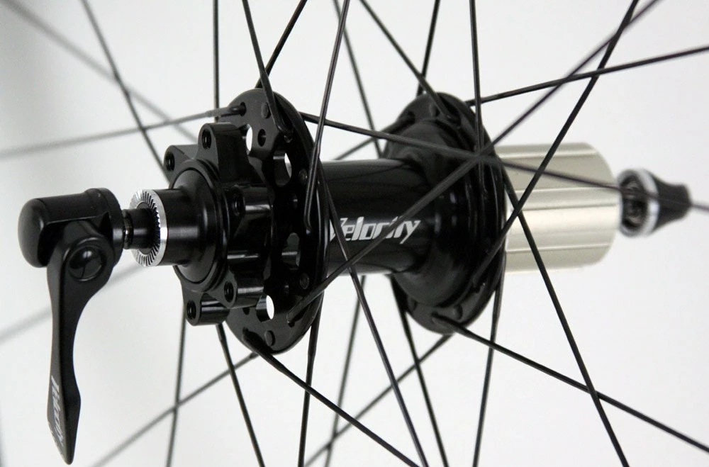 Velocity A23 Gravel CX Road Bike Disc Brake Wheelset QR Or Thru Axle Hubs - Image 9