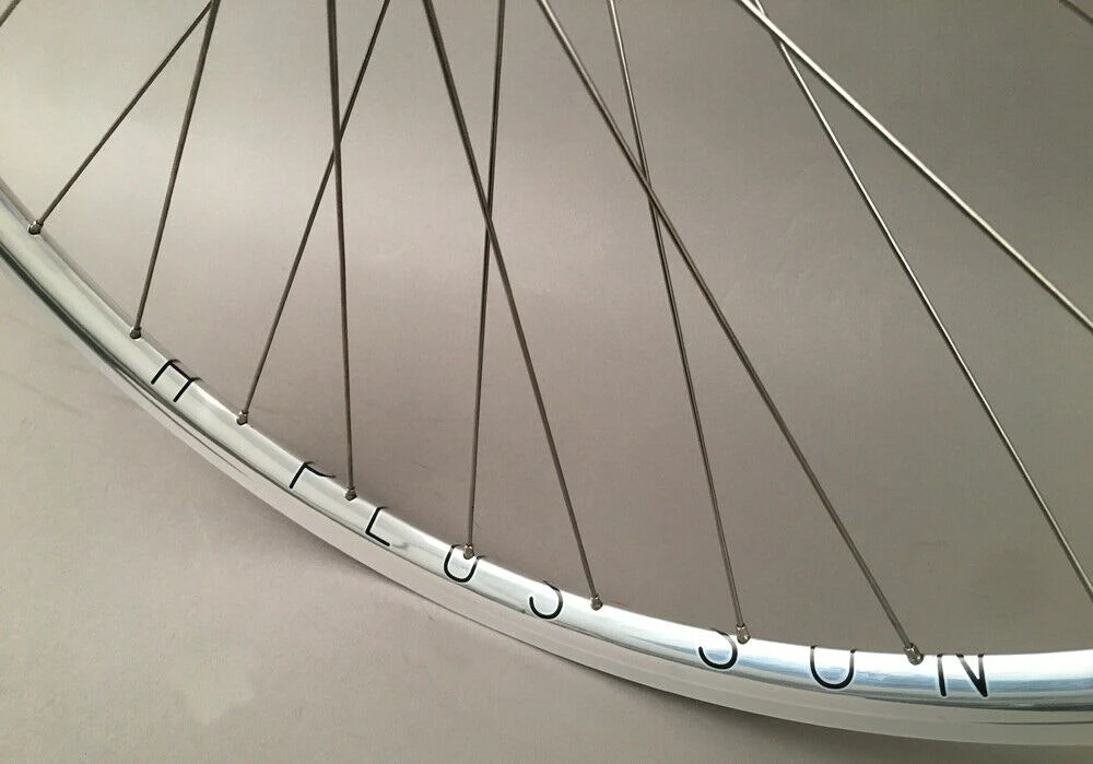 H Plus Son H + Plus Son Silver Archetype W/ 36h Suzue Track Hubs Wheelset 3 H Plus Son H + Plus Son Silver Archetype W/ 36h Suzue Track Hubs Wheelset - Image 3