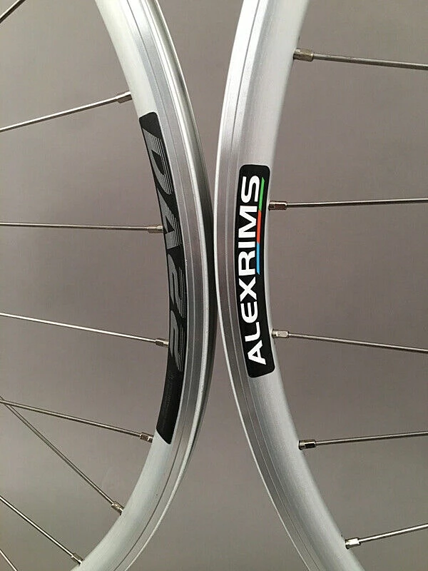 Alexrims Alex Rims DA22 Silver Fixed Gear Track Bike Wheels 32h SingleSpeed Formula Hubs - Image 2