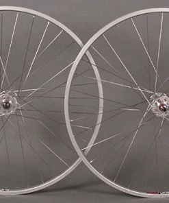 Sun Rims Sun CR18 Silver Track Bike Fixed Gear Singlespeed Wheels Wheelset 32h DT 2.0