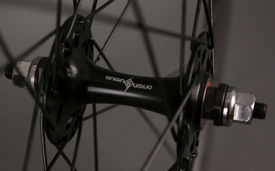 H Plus Son H Plus + Son SL42 Black Singlespeed Track Fixed Gear Bike Wheelset Wheels Fx/fx - Image 6