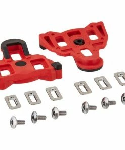 Exustar RSL 11 SPD-SL Cleats 4.5 Degree Red Clipless Road Bike Cleats 2017