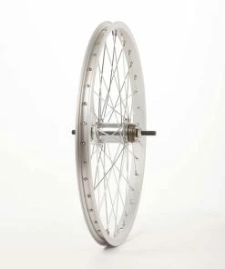 Other Wheel Shop, Alex C1000 Silver/ CF-E10 Coaster 18T, Wheel, Rear, 20'' / 406, Holes: 36, Bolt-on, 110mm, Coaster
