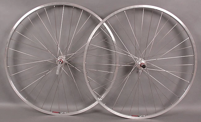 Sun Rims New Sun CR18 27" Silver Road Bike Wheelset Freewheel 126mm 5 6 7 Speed Freewheel