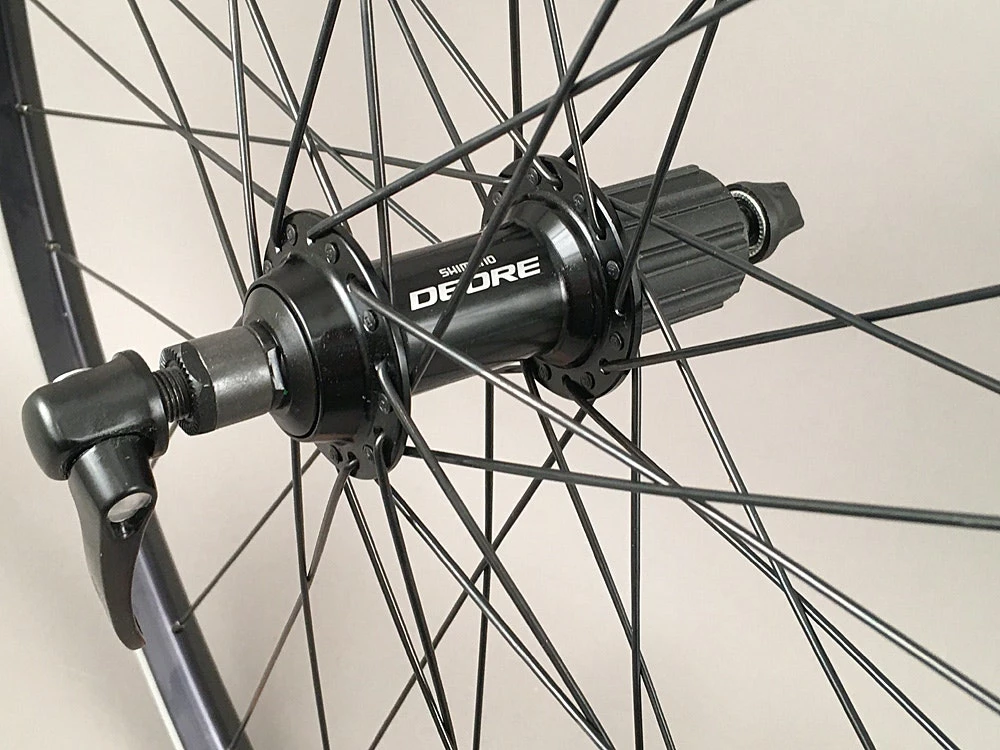 Black Heavy Duty Velocity Dyad 700c Shimano Hubs Dynamo Front 2020 - Image 7