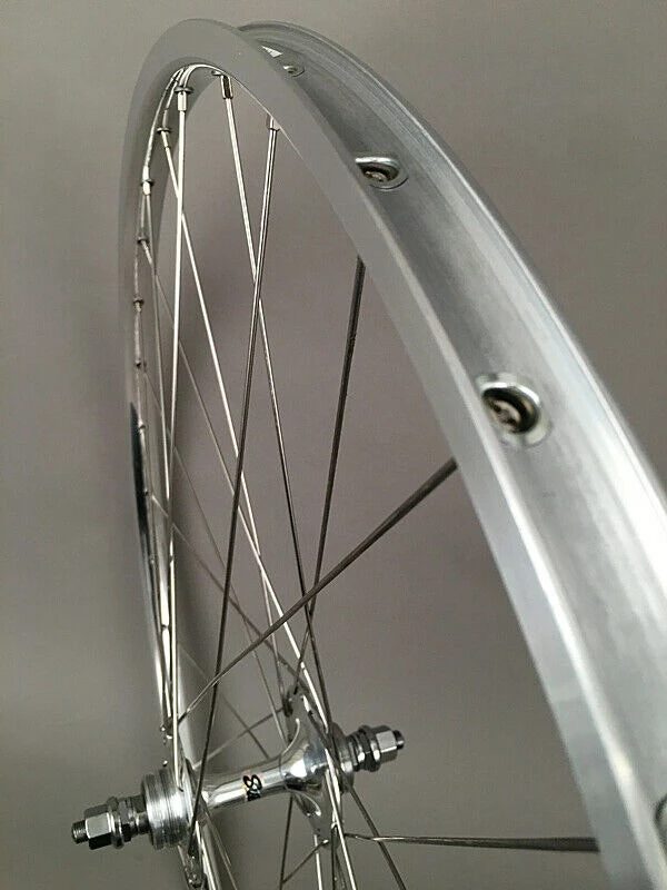 H Plus Son H + Son TB14 Silver Fixed Gear Track Bike SingleSpeed Wheelset Suzue Promax Hubs - Image 9
