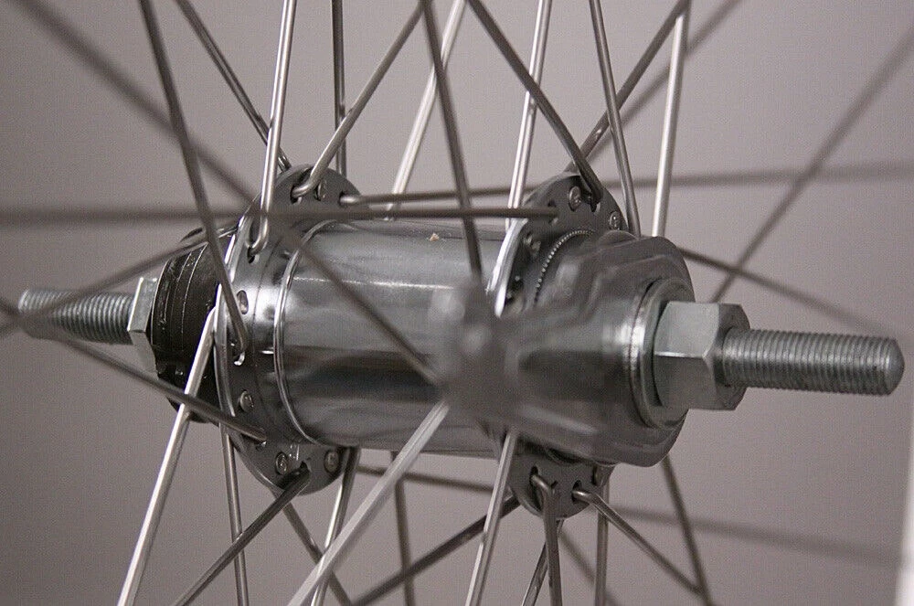 Sun Rims Sun Cr18 Silver Coaster Brake Single Speed Wheelset 36 Hole Bolt On Dt - Image 7