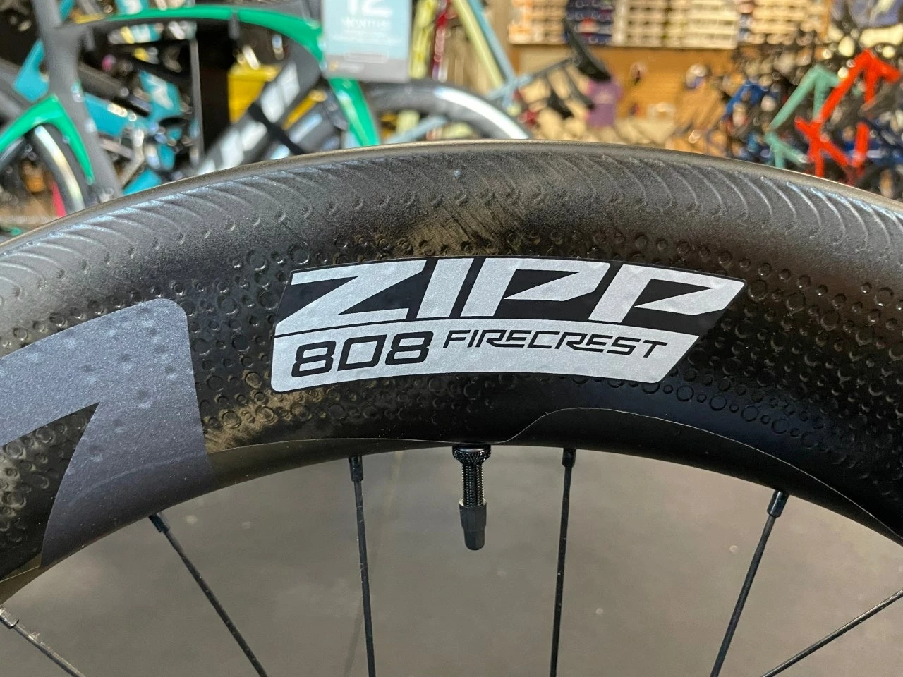 Zipp 808 Firecrest Carbon Tubeless Rim Brake Wheelset SRAM 10/11sp - Image 2