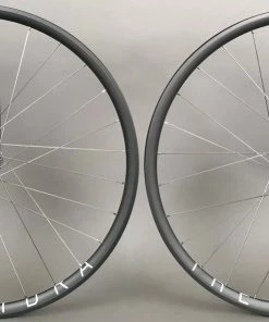 H Plus Son H + Plus Son Hydra Grey Rims Track Fixed Gear Bike Wheelset 28h Phil Wood Hubs