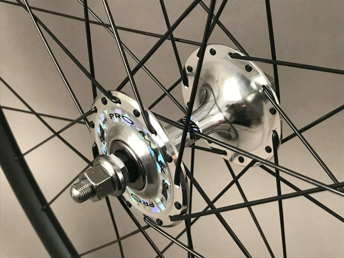 H Plus Son H + Son Archetype Black Rims Suzue Hubs Single Speed Track Bike Wheelset 36h - Image 5