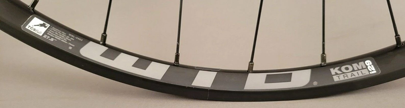 WTB KOM Trail I29 27.5" 650b GRAVEL Bike Wheelset Novatec Hubs 12X100 12X142 - Image 3